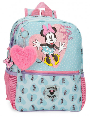 MOCHILA ADAP. 32CM. MINNIE MY HAPPY PLACE